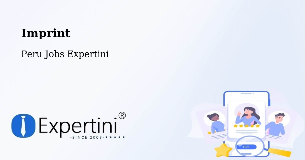 Imprint – Sicaya - Peru Jobs Expertini